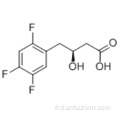 Acide (3S) -2 &#39;, 4&#39;, 5&#39;-trifluoro-3-hydroxybenzènebutanoïque CAS 868071-17-4
